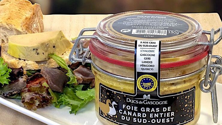Foie gras de canard entier des Ducs de Gascogne à Gimont dans le Gers